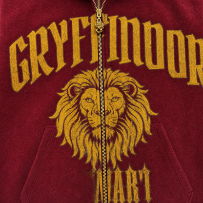 Gryffindor chest print close-up